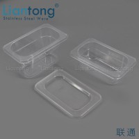 Liantong Cheap Hotel Restaurant Buffet Full size polycarbonate plastic gn food pan pc gastronorm gn pan