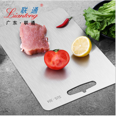 Food grade stainless steel 18/8 kitchen accessories durable chopping blocks cutting board