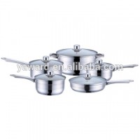 Hot Sale 10-PC  Stainless Steel Cooking Pots Set