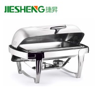 Wholesale serving dish chafer heat resistant glass lid chafing stove