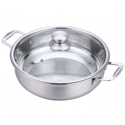 Factory wholesale food grade stainless steel non-stick  hot pot soup pot cooking pot