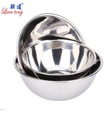 Mirror polishing stainless steel mixing bowl