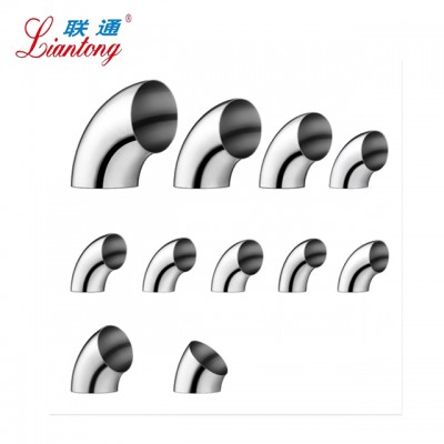 manufacturer high quality201  304 stainless l elbow 90 with 1.0 1.2 1.5 2.0 2.5mm thickness