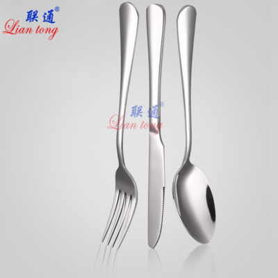 Factory Cheap Stainless Steel Polish Knife Fork Spoon Dinner Tableware Flatware Set