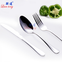 Factory Wholesale Stainless Steel Knife Fork Spoon Dinner Tableware Flatware Set