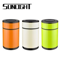 304 stainless steel thermal insulated leak proof container vacuum lunch box with seal cap